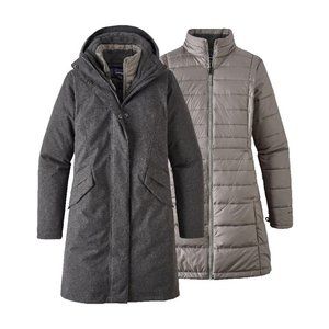Patagonia Vosque 3-in-1 Parka (Women's XS, in Forge Grey)